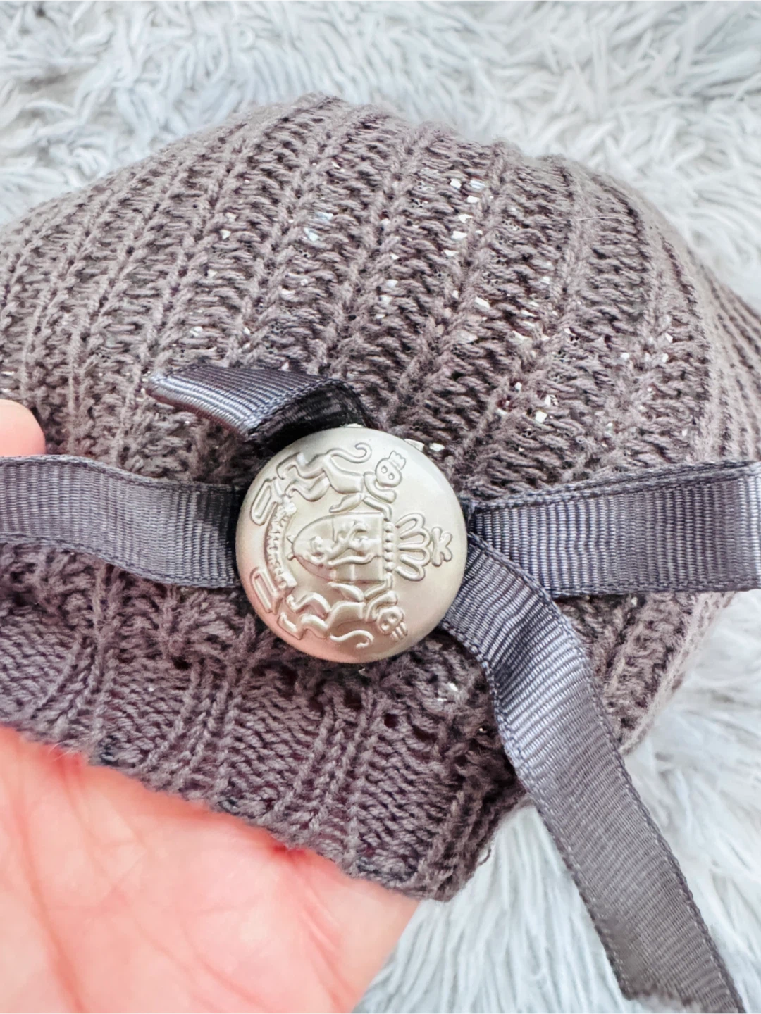Aldo Grey Knit Beret - photo 3
