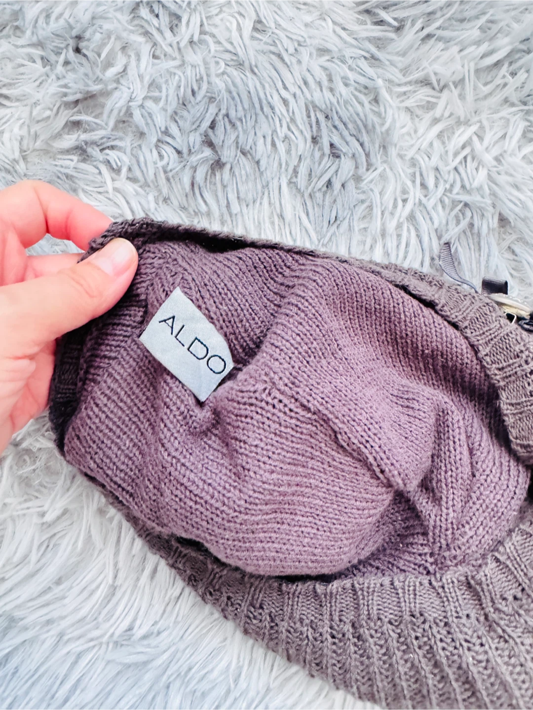 Aldo Grey Knit Beret - photo 4