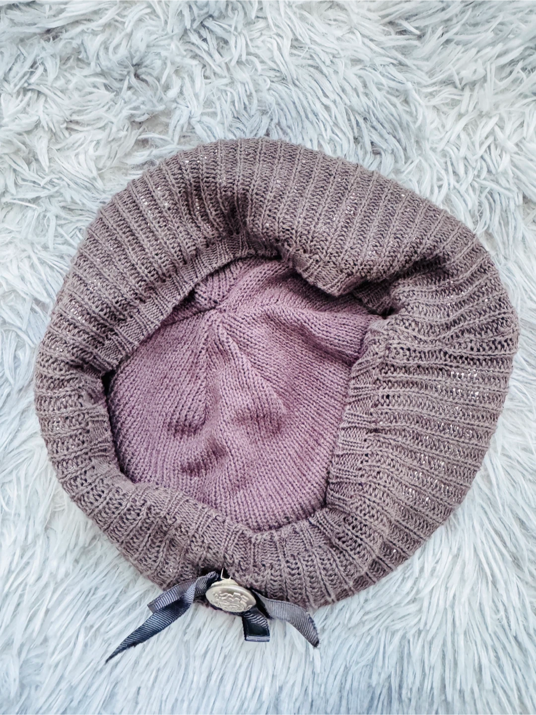 Aldo Grey Knit Beret - photo 2