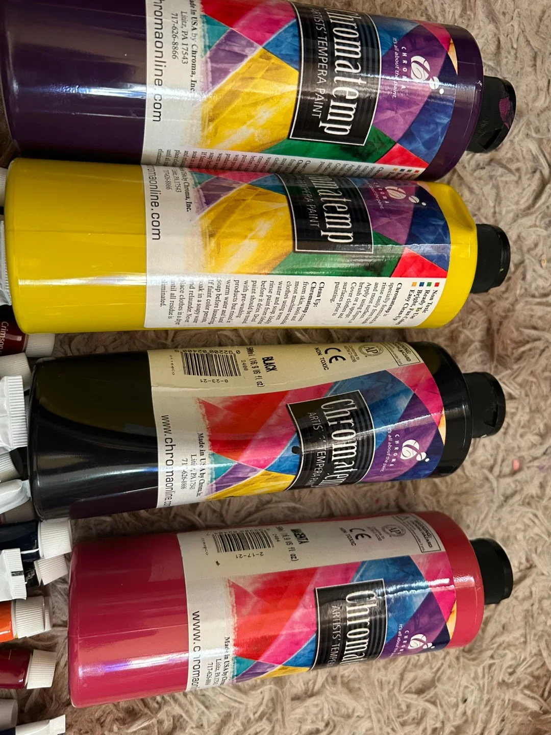 Artist's Loft & Chromatech Paint Lot