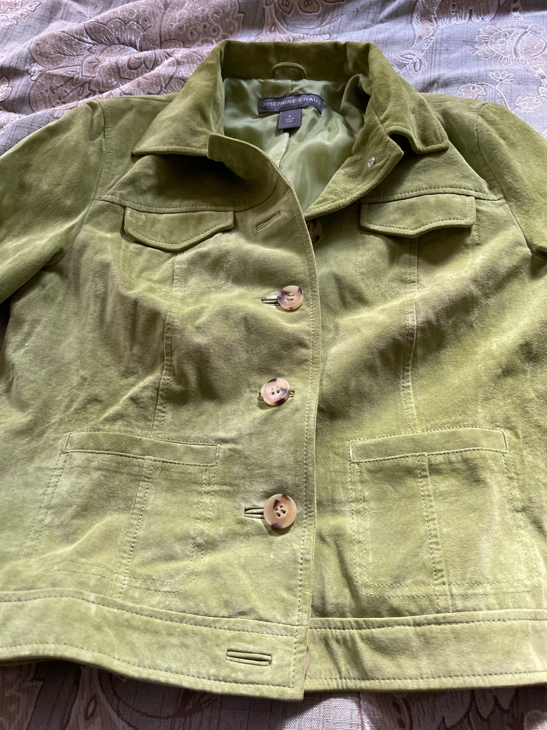 Josephine Chaus Green Jacket Size 4 - photo 3