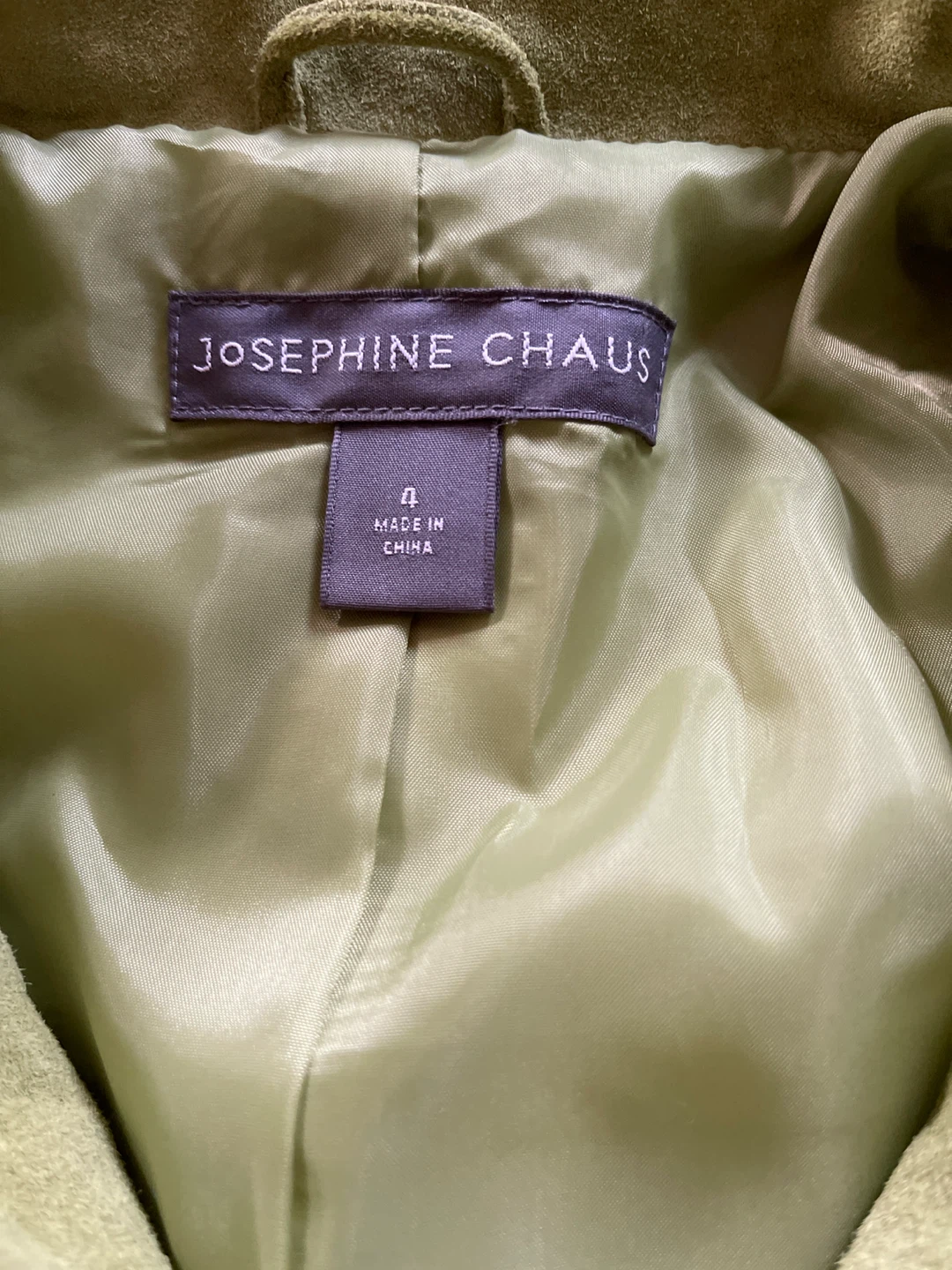 Josephine Chaus Green Jacket Size 4 - photo 2
