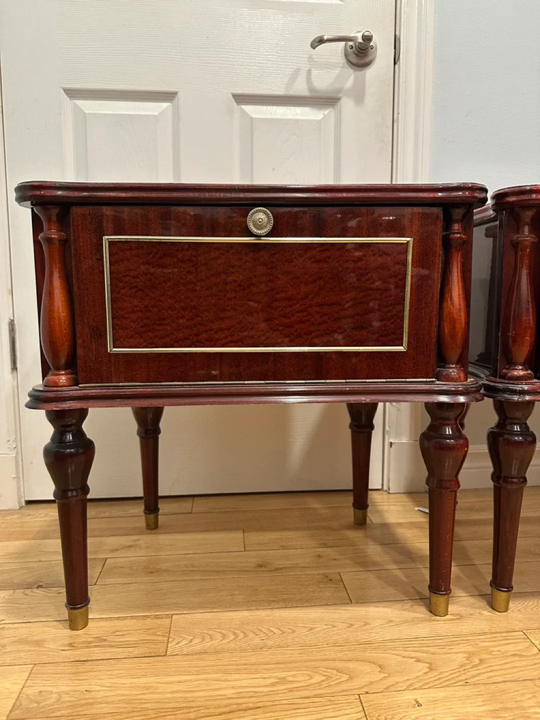 Vintage 1950 MCM Russian Made Nightstands (CAN DELIVER) image indicator(4)