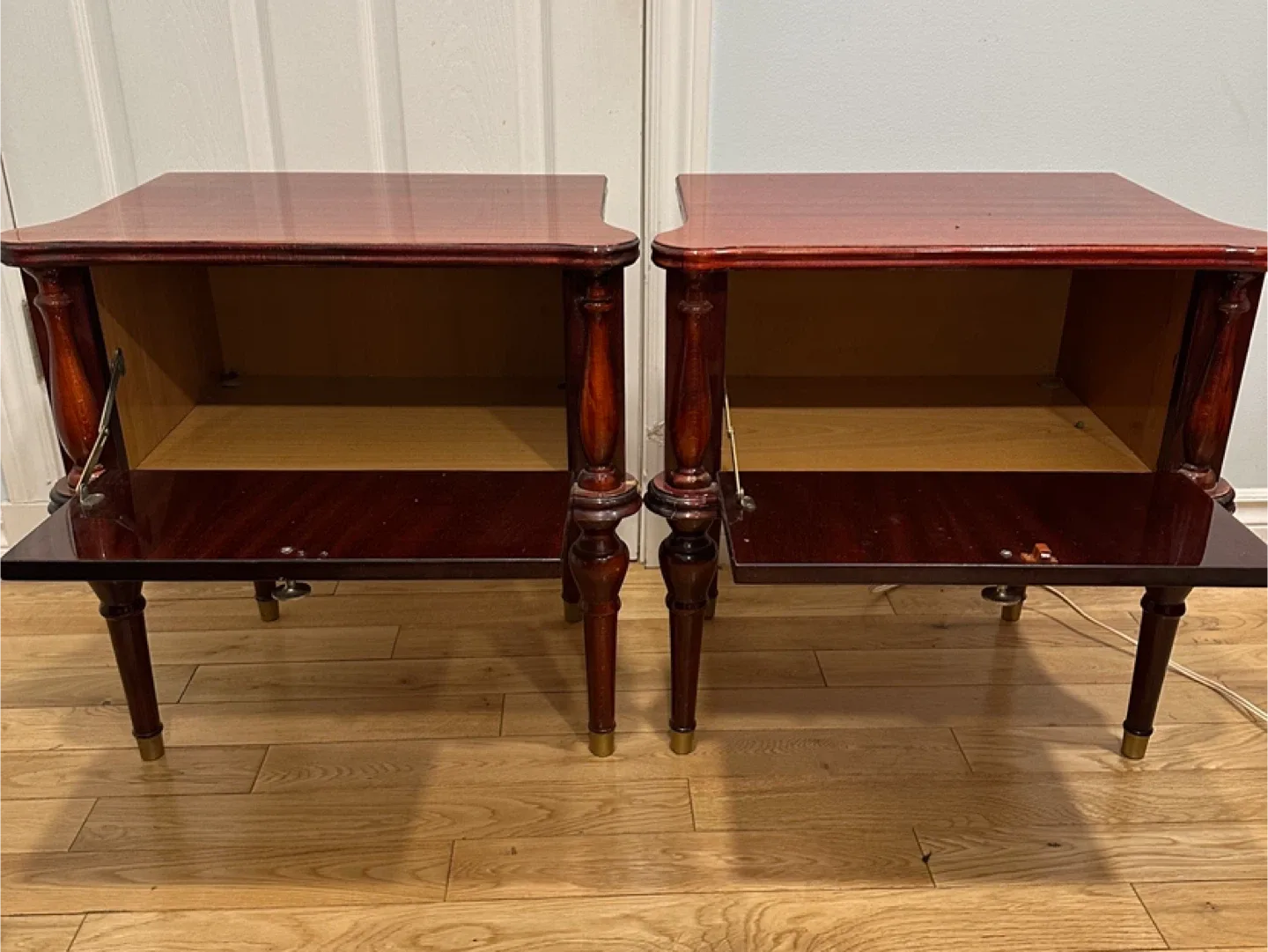 Vintage 1950 MCM Russian Made Nightstands (CAN DELIVER) image indicator(3)