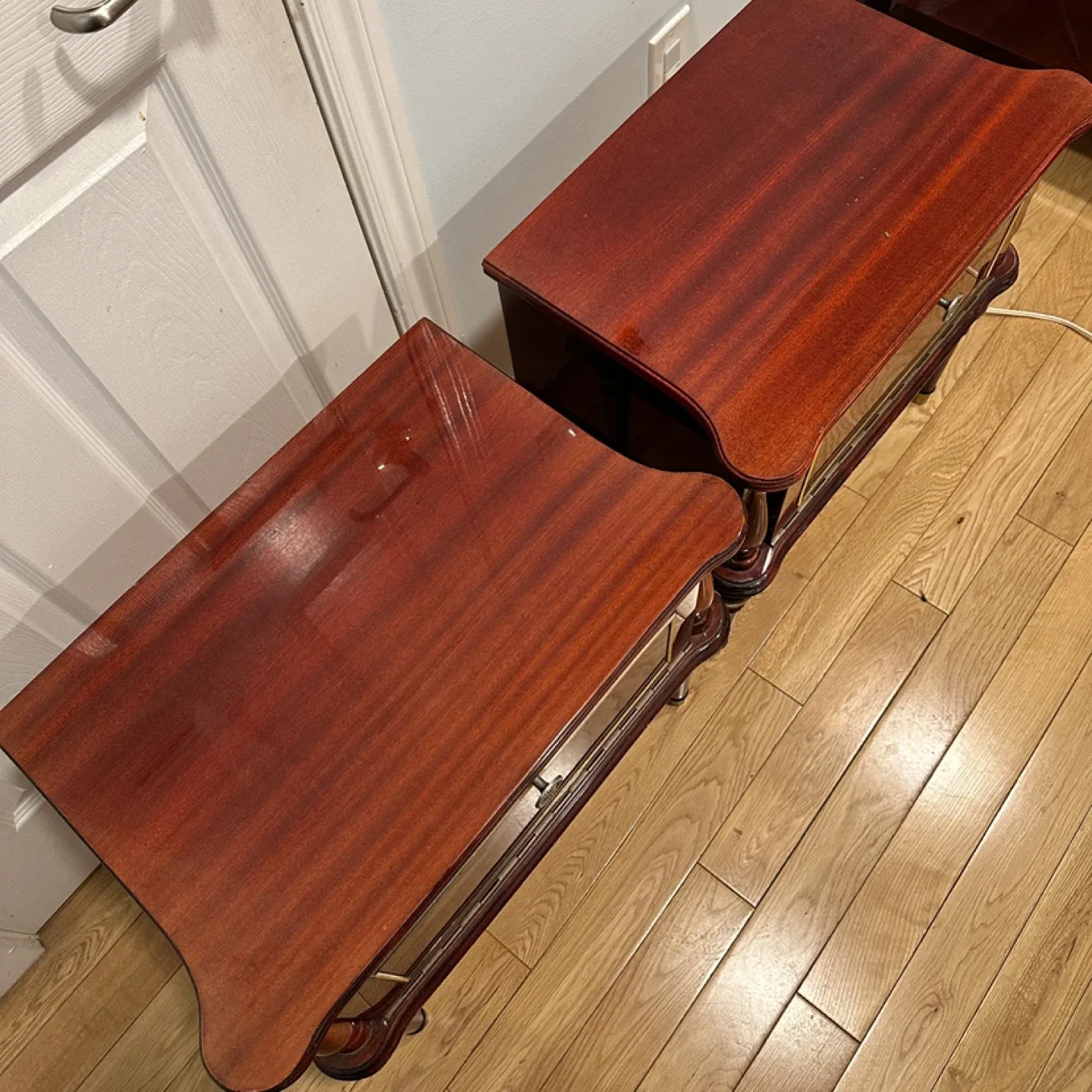 Vintage 1950 MCM Russian Made Nightstands (CAN DELIVER) image indicator(2)