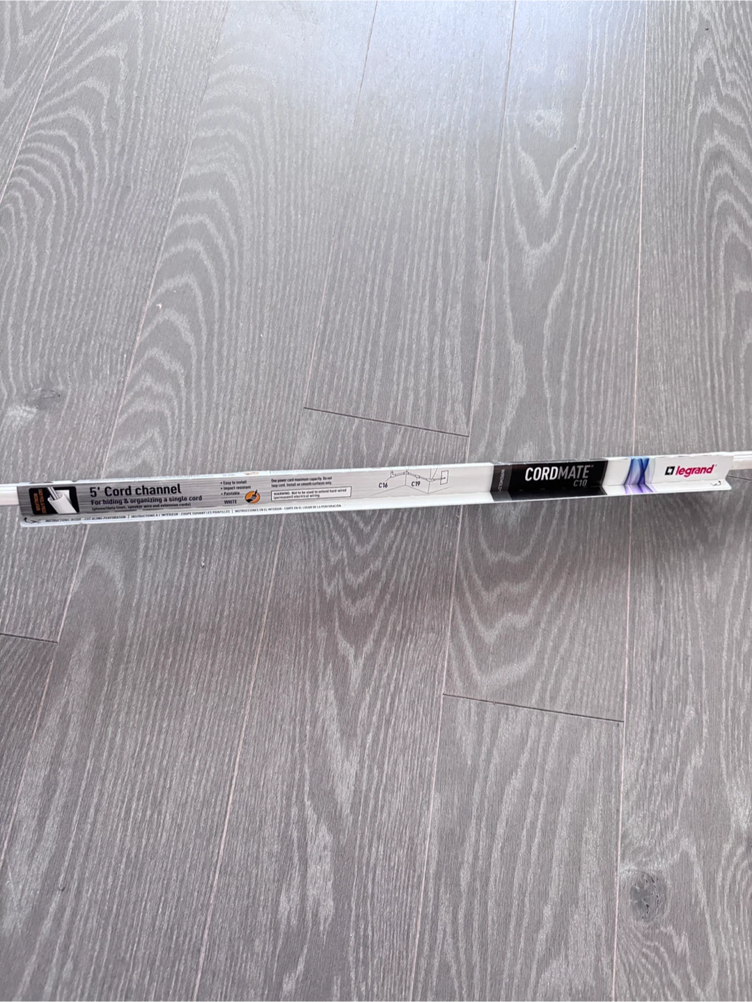 Legrand CORDMATE C10 5' Cord Channel - photo 4