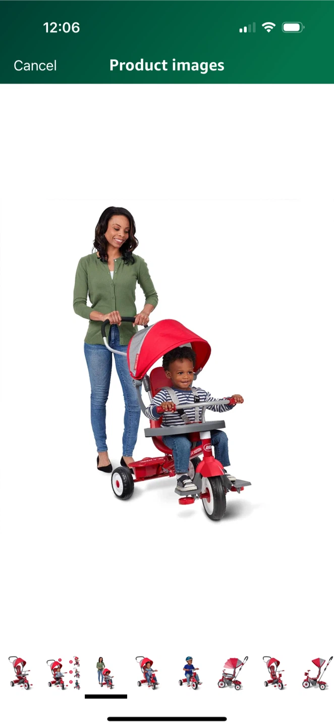 Radio Flyer 4-in-1 Stroll 'N Trike - Red - photo 5