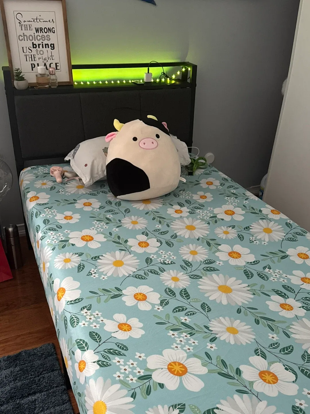 Black Metal Bed Frame - Single