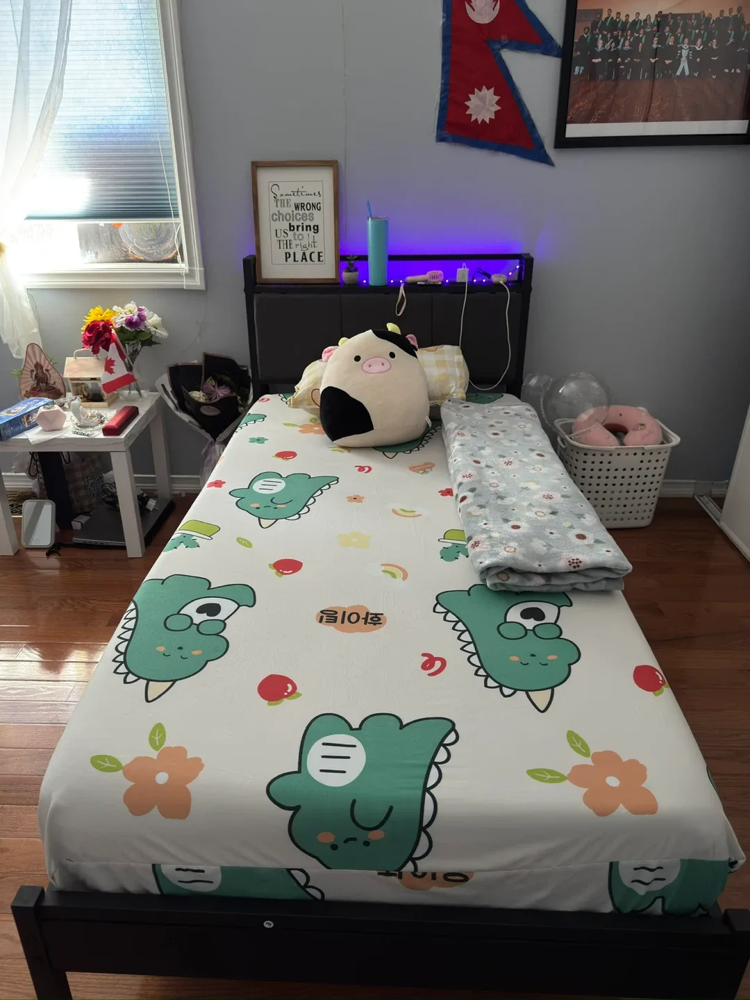 Black Metal Bed Frame - Single image indicator(3)