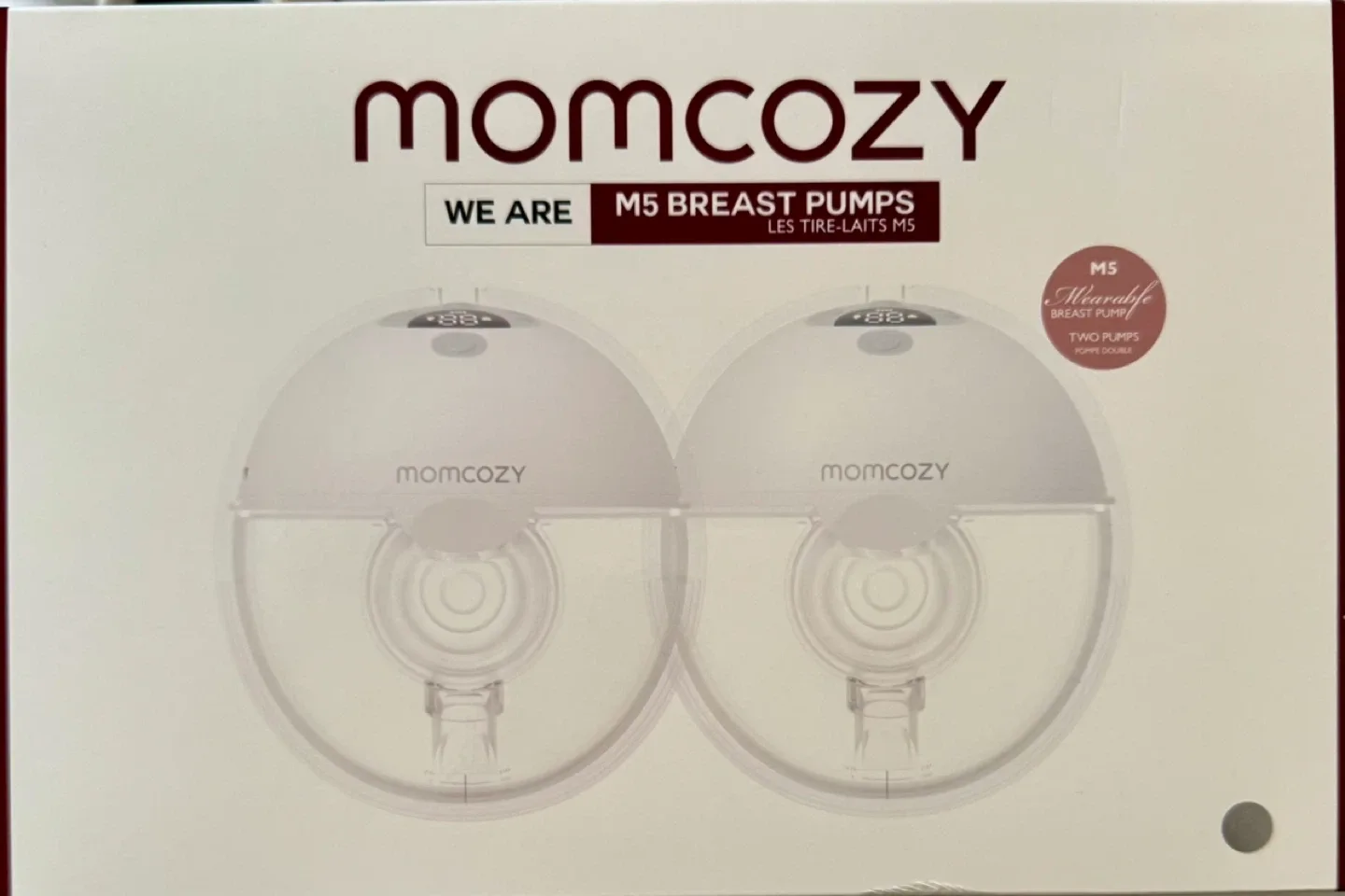 Momcozy M5 Wearable Breast Pump - Double