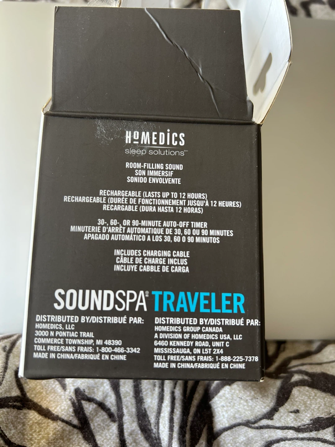 #cleanout Homedics SoundSpa Traveler Sound Machine - Like New! - photo 5