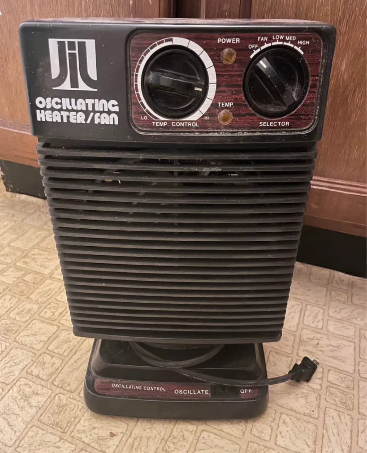 JIL Oscillating Heater/Fan