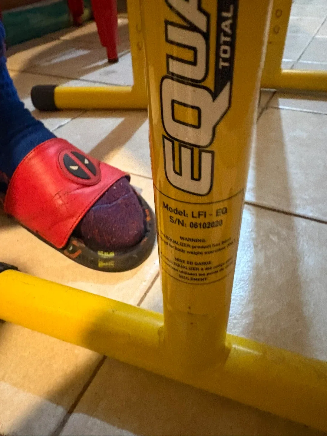 Lebert Fitness Equalizer Bars - Yellow