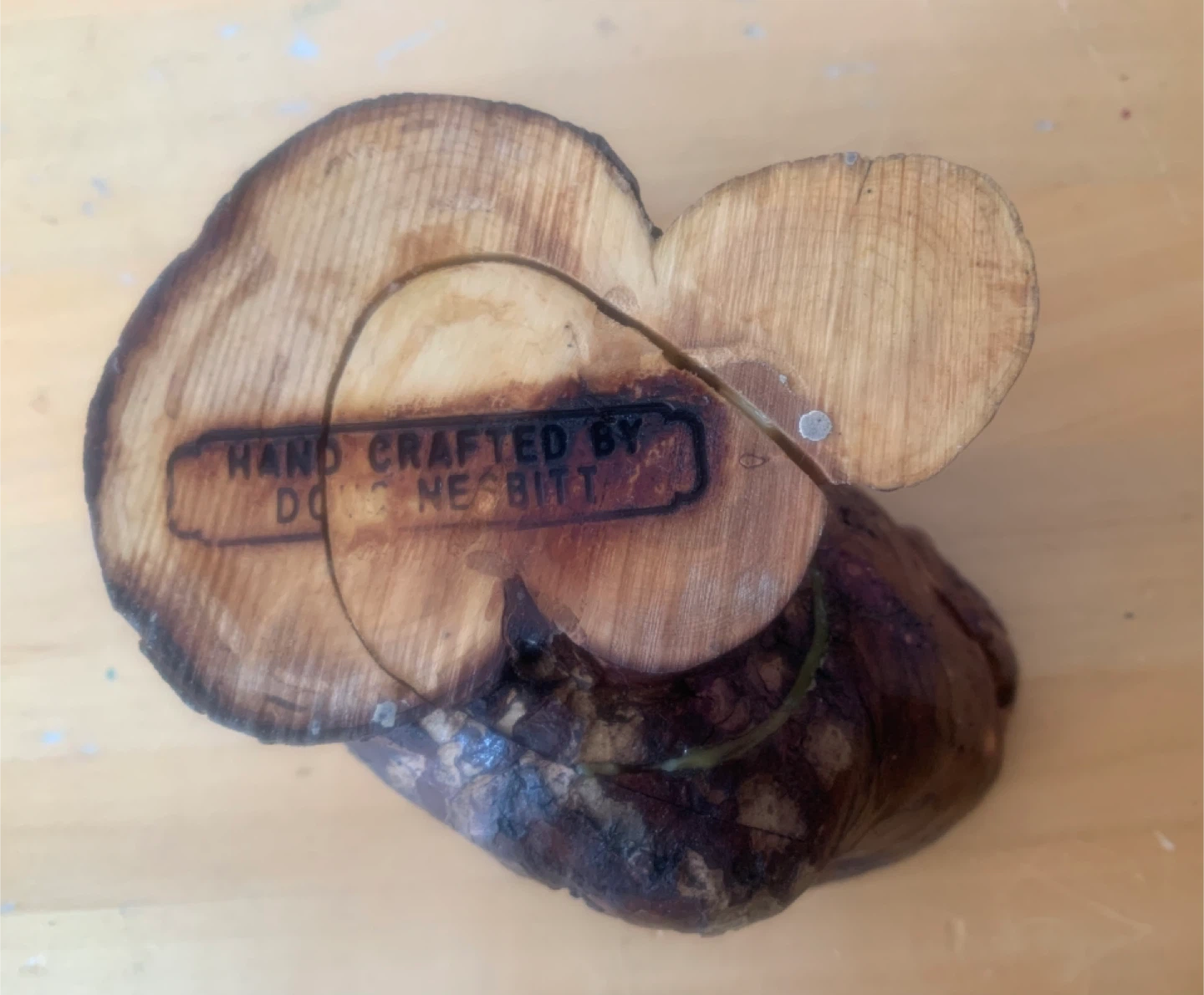 Vintage Hand Crafted Doug Nesbitt Wood Box - photo 3