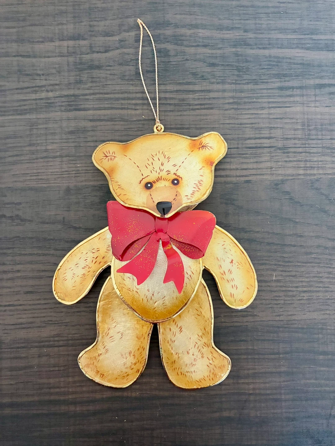 FREE Teddy Bear Christmas Ornament with Red Bow