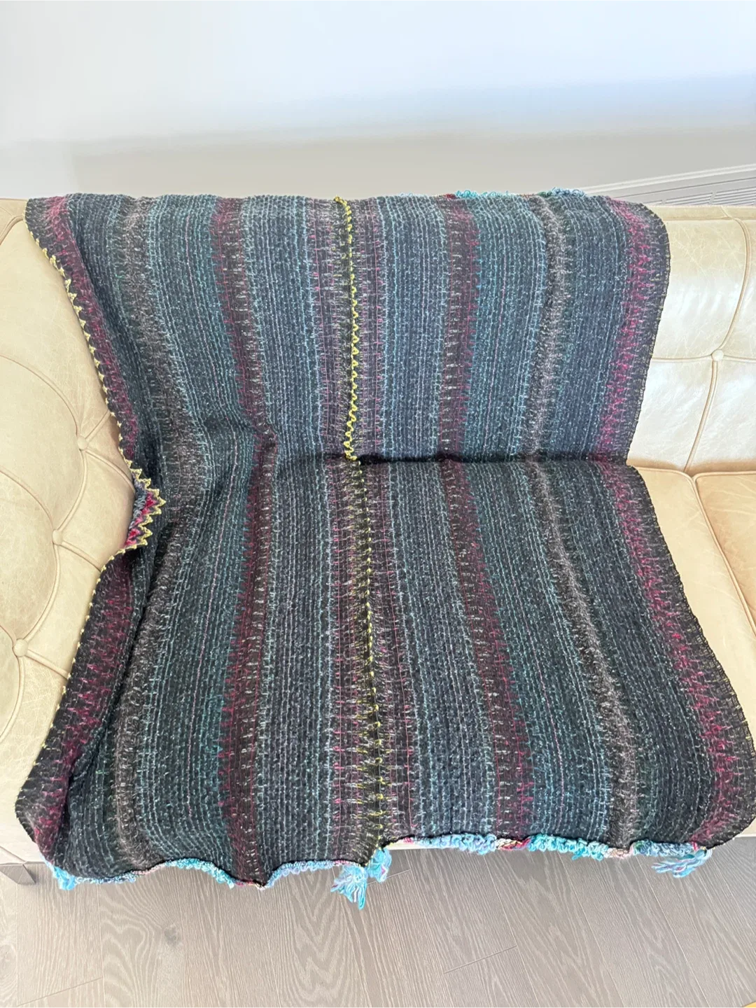 Crochet Throw Blanket/Shawl image indicator(5)