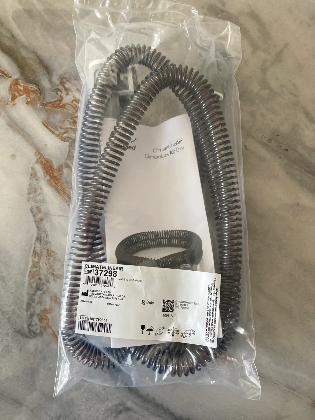 ResMed ClimateLineAir heated CPAP  hose image indicator(2)