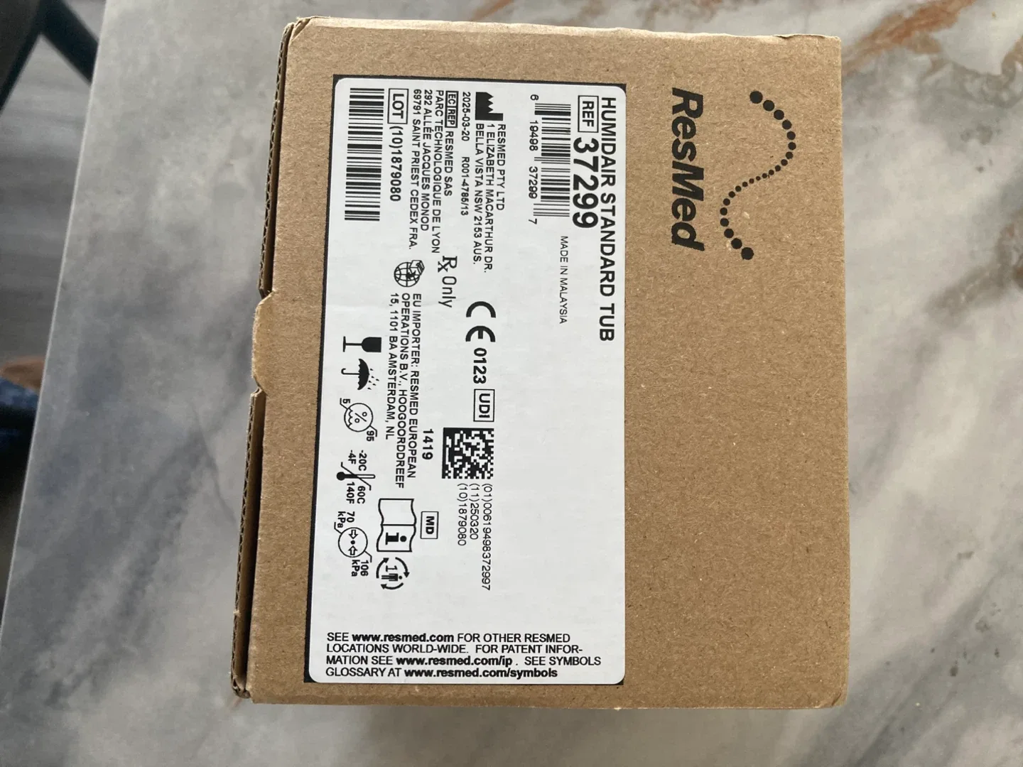 ResMed HumidAir Standard Tub - New in Box image indicator(3)