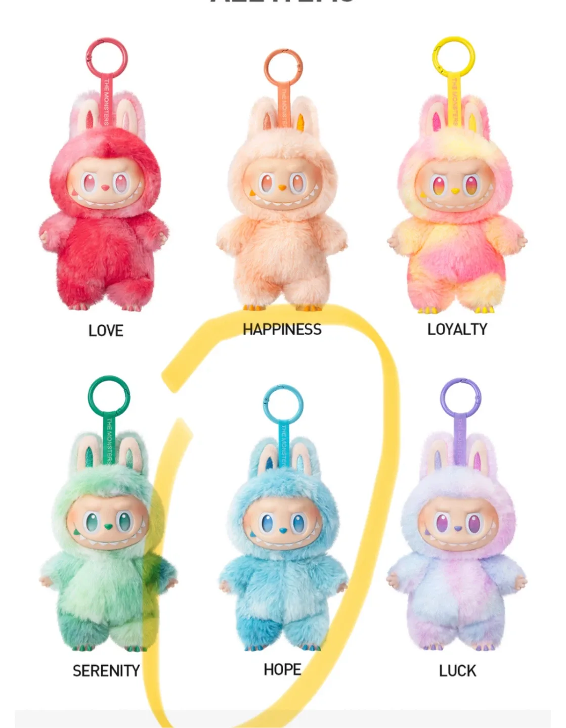 Pop Mart THE MONSTERS Big Into Energy Hope Plush Pendant image indicator(6)