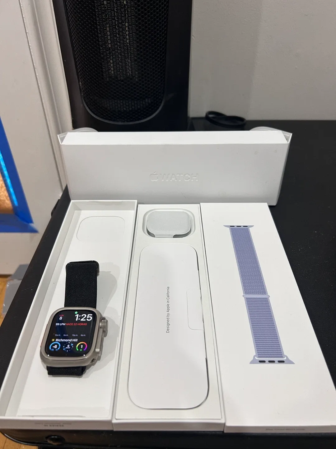 Apple Watch Series 10 46mm Silver Al Blue Cloud SL GPS