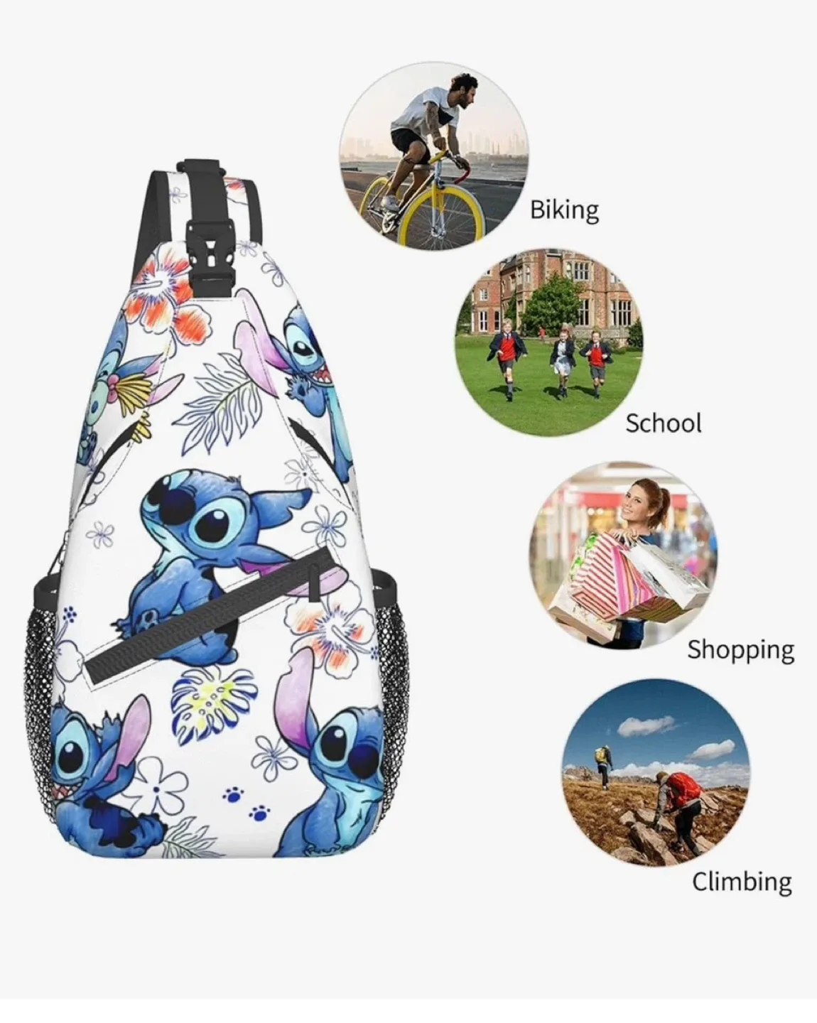 Disney Stitch Sling Cross body Bag image indicator(6)