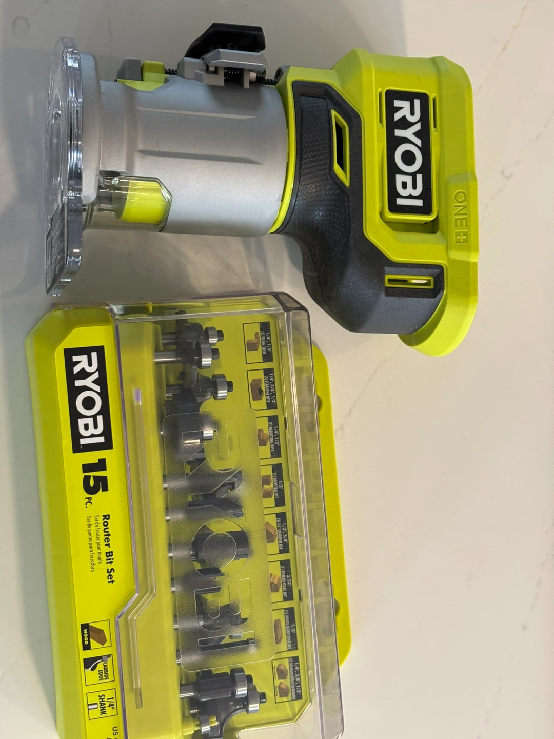 Ryobi ONE+ Router & attachments