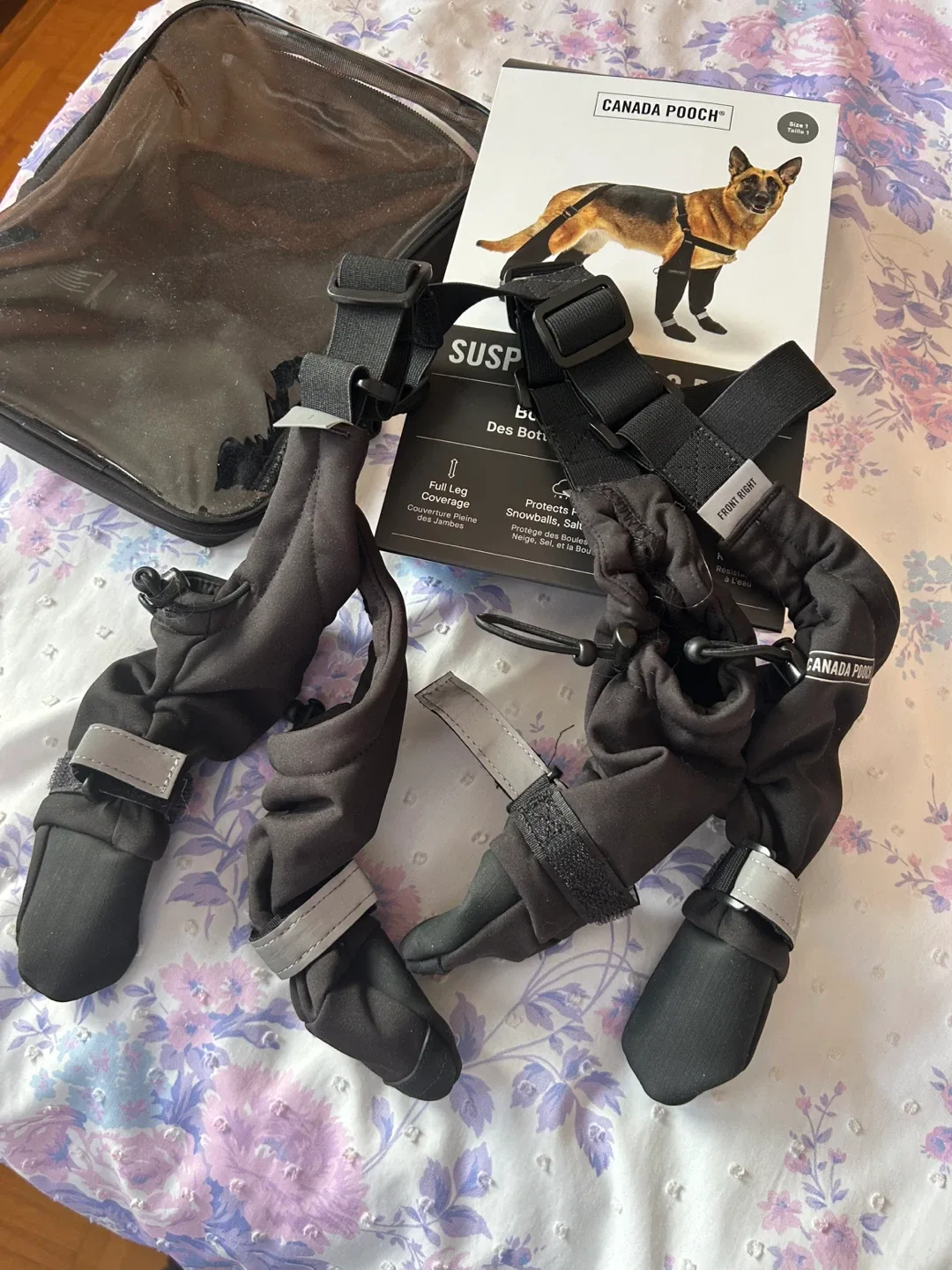 Canada Pooch Suspender Dog Boots Size 1 (smallest size) image indicator(2)