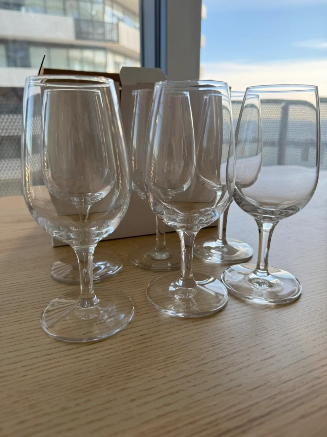 Professional Sommelier glass tasting set of 6
