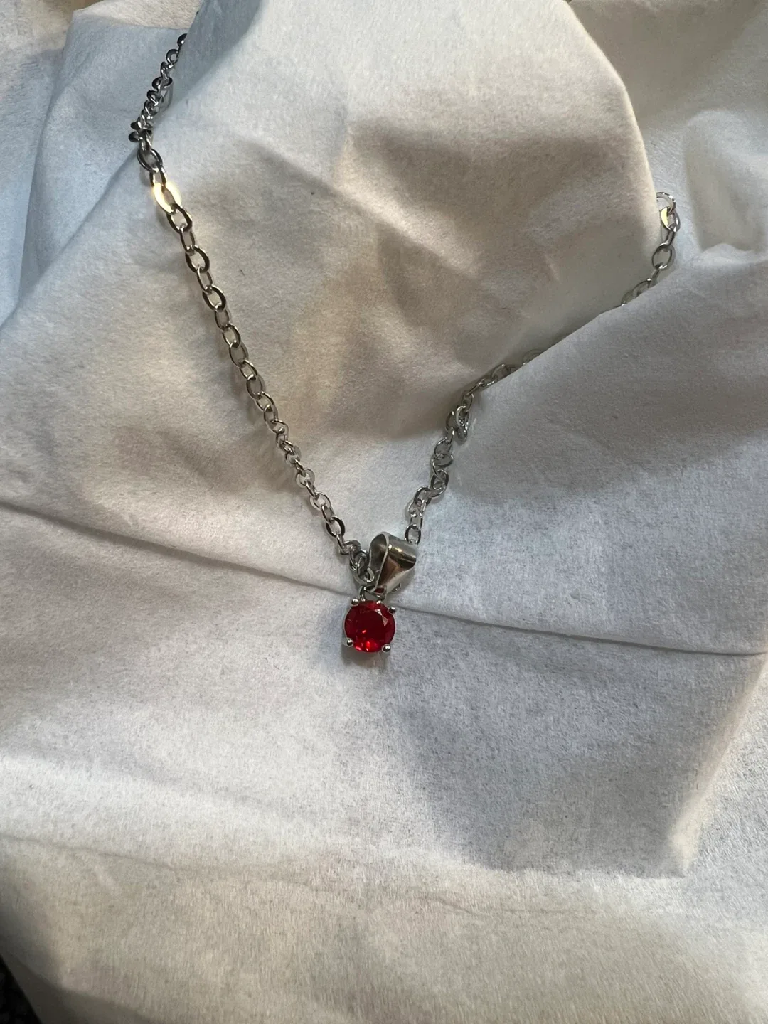 Red Gemstone Necklace