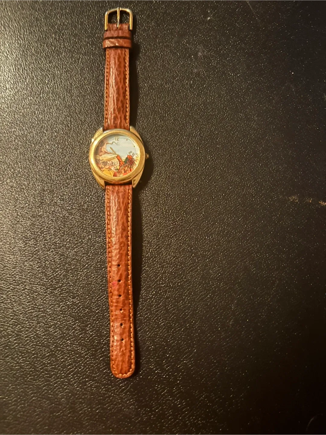 Mistletoe Watch with Leather Strap