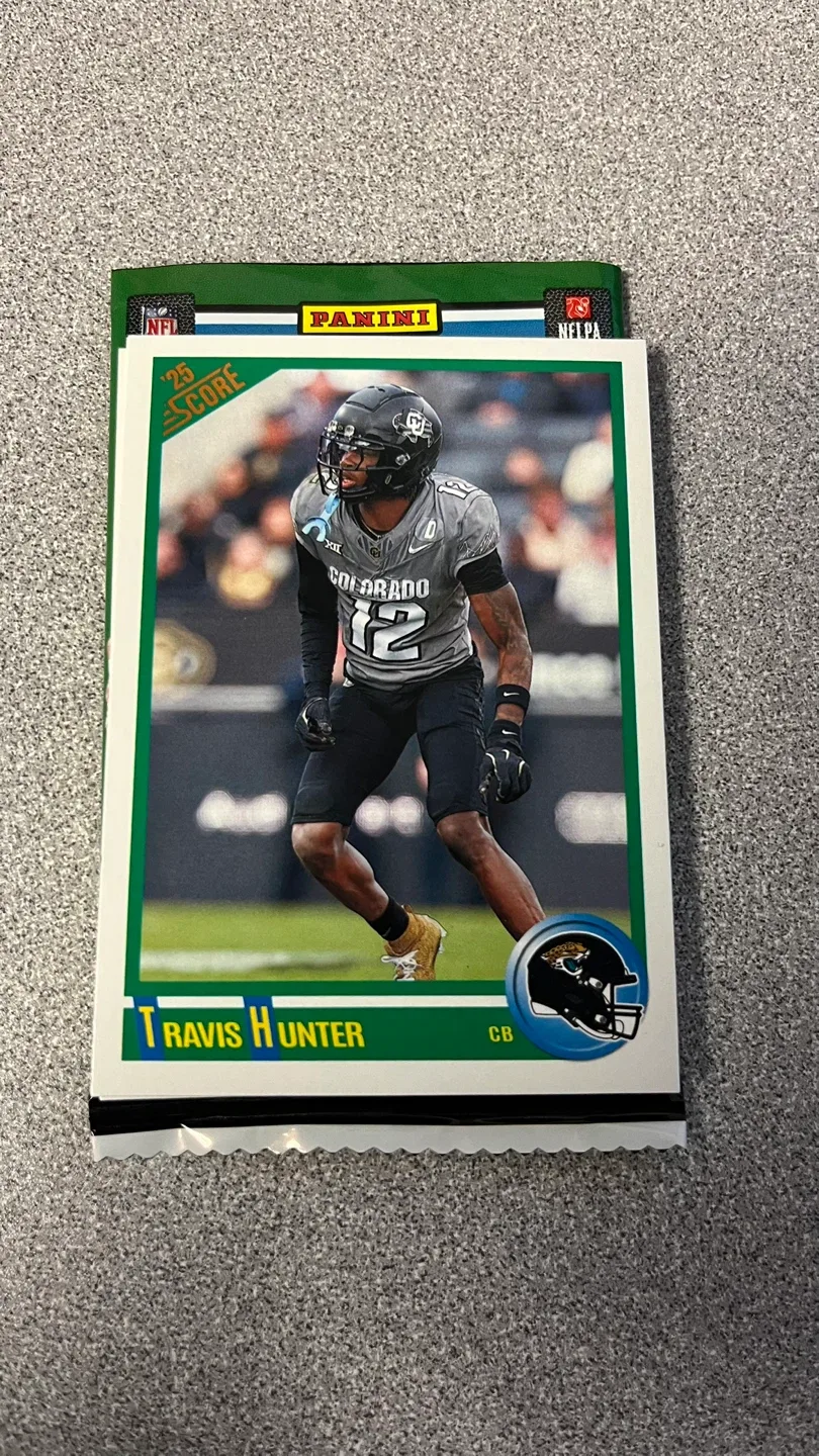 Travis Hunter 2025 Panini Score Football Card