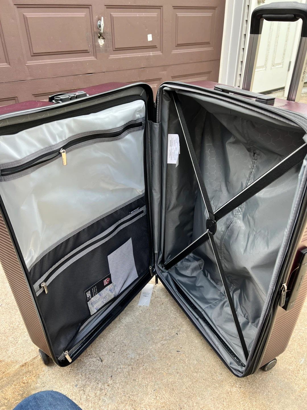 Samsonite Freeform Carry-on Luggage - Blue - photo 3