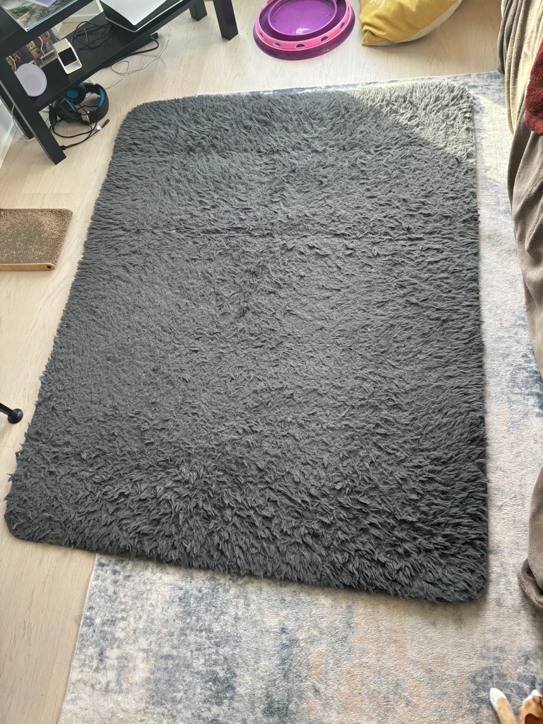 Grey Shag Rug