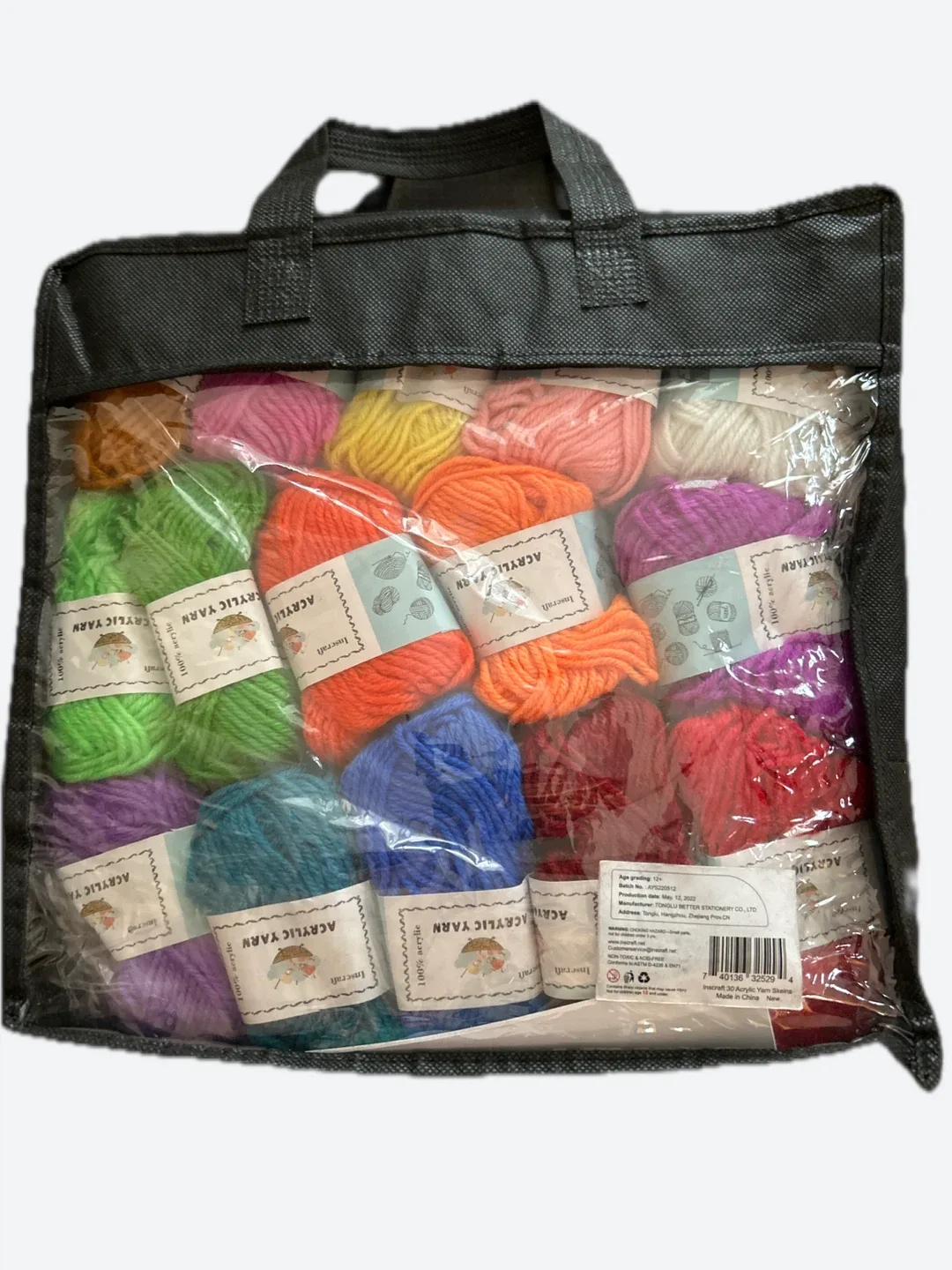 Brand new! Acrylic yarn set in multiple colours