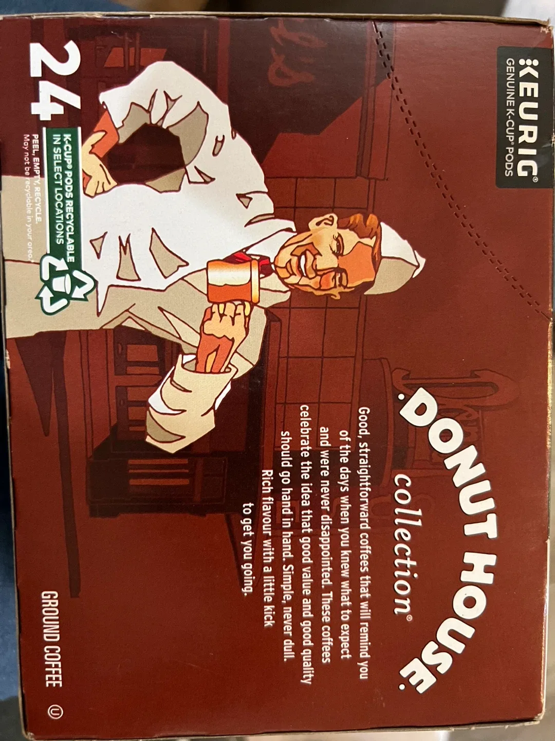 Keurig Donut House Collection Coffee Pods, 24 count