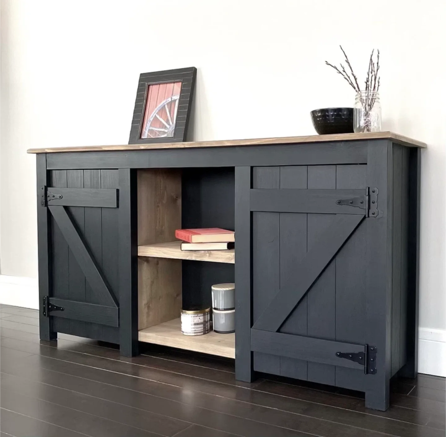 Brand new solid wood TV stand