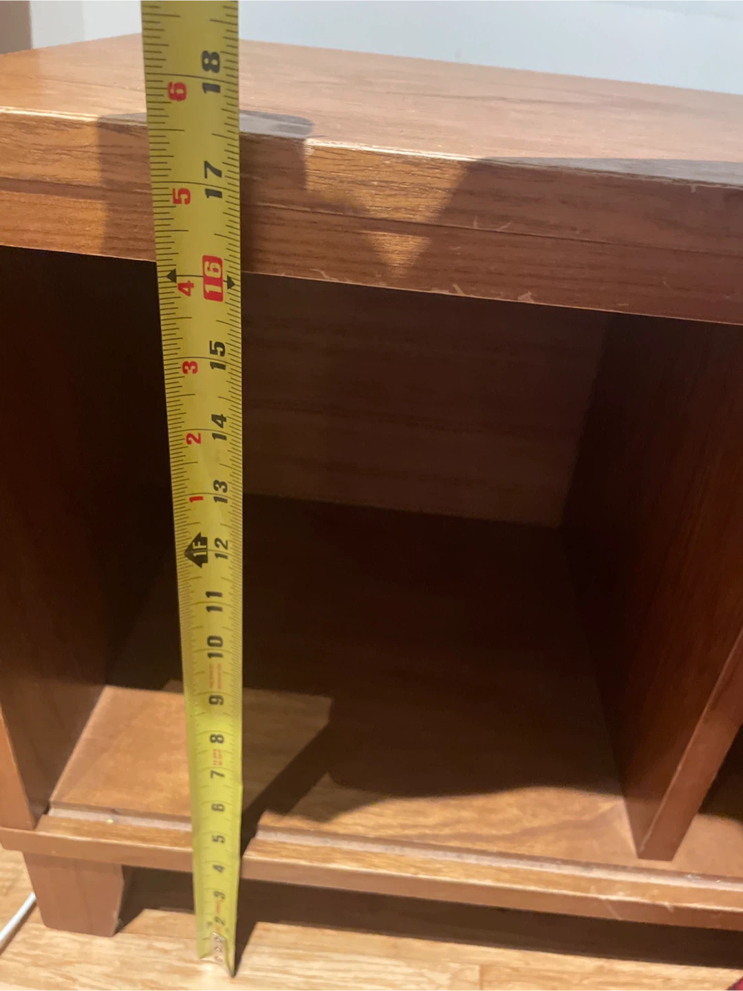 Wooden Storage Bench with 3 Cubbies - photo 5