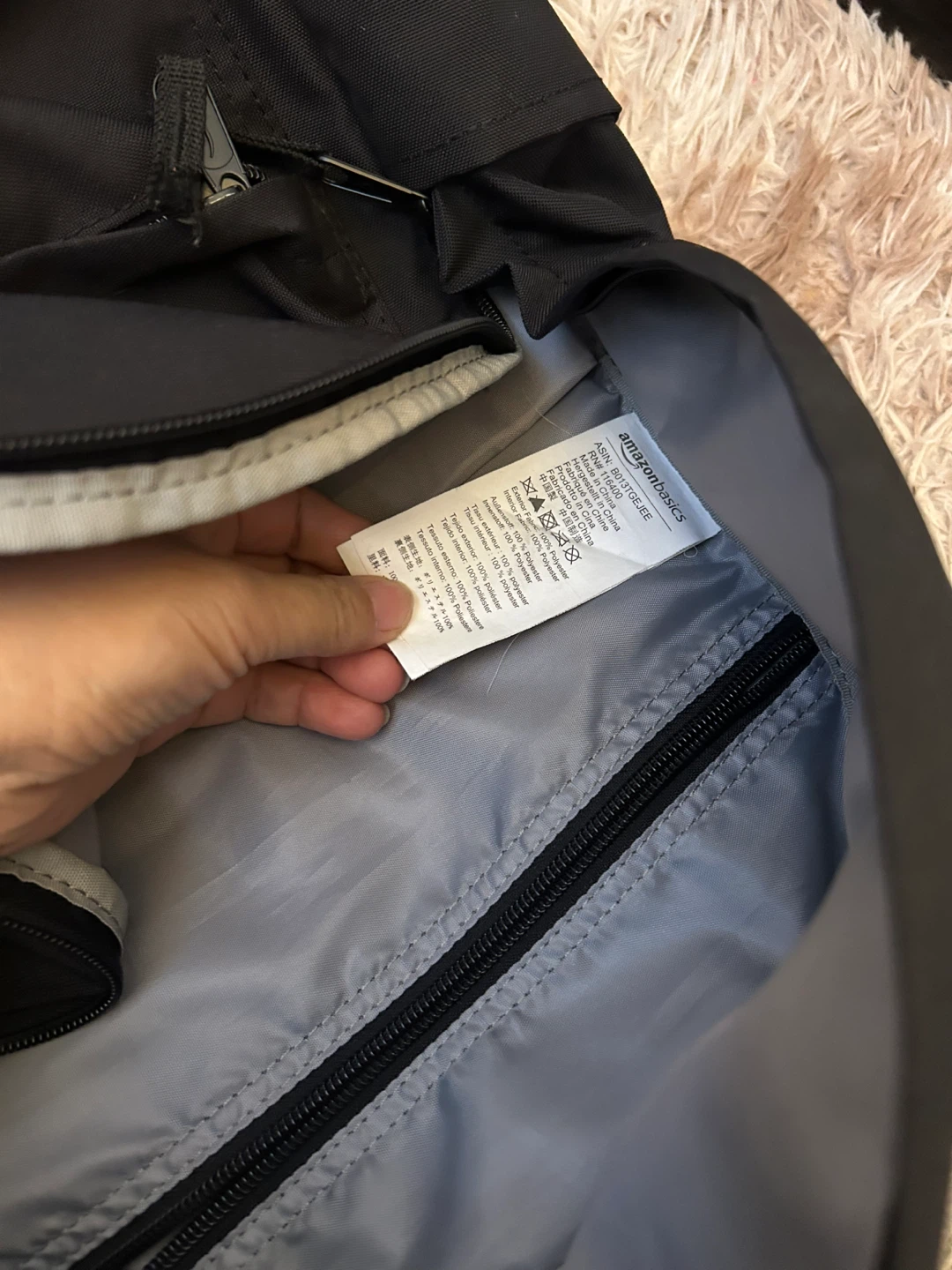 Amazon Basics Black Backpack - photo 4