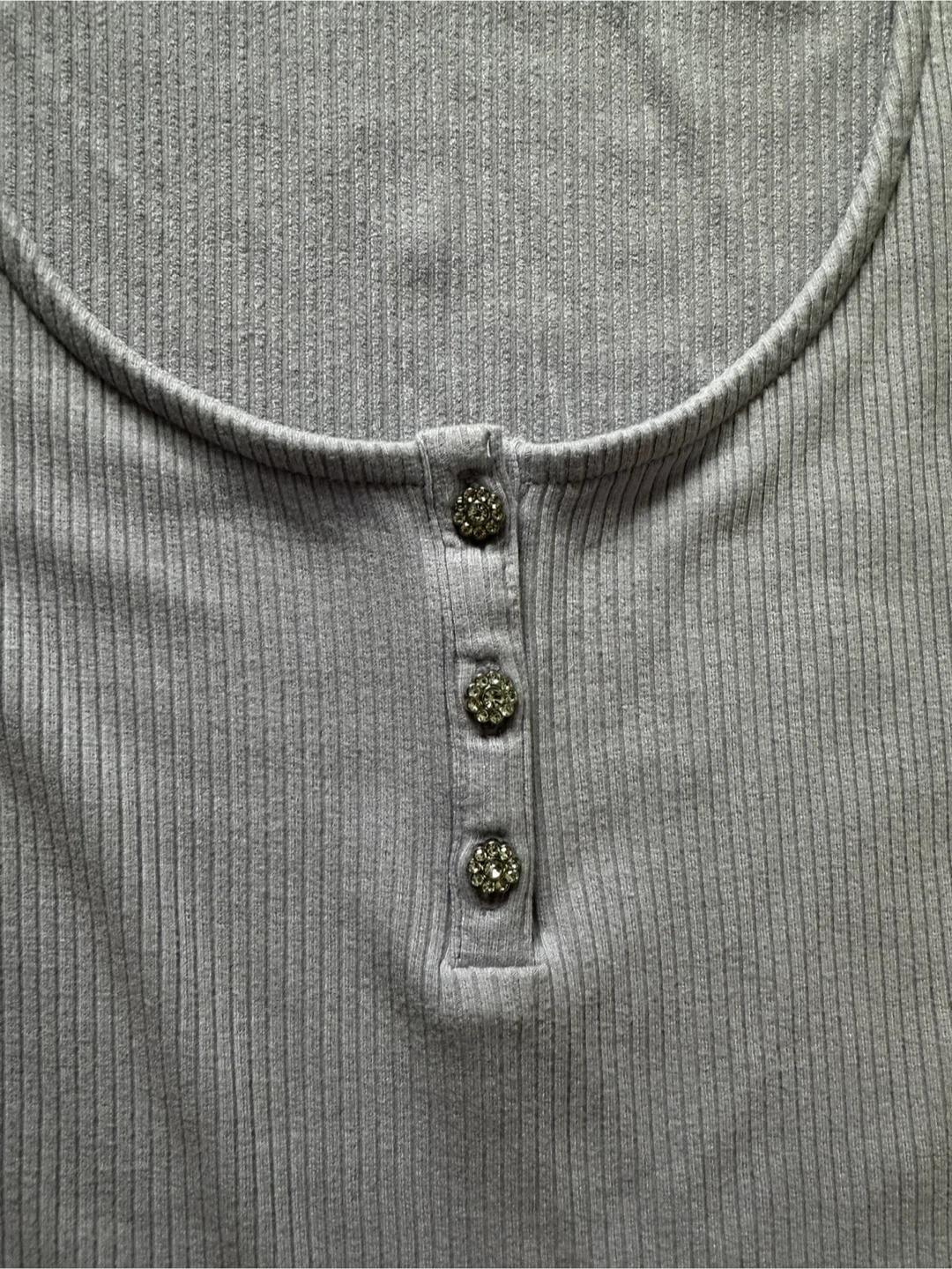 Guess Ribbed T-Shirt - Size L - photo 3