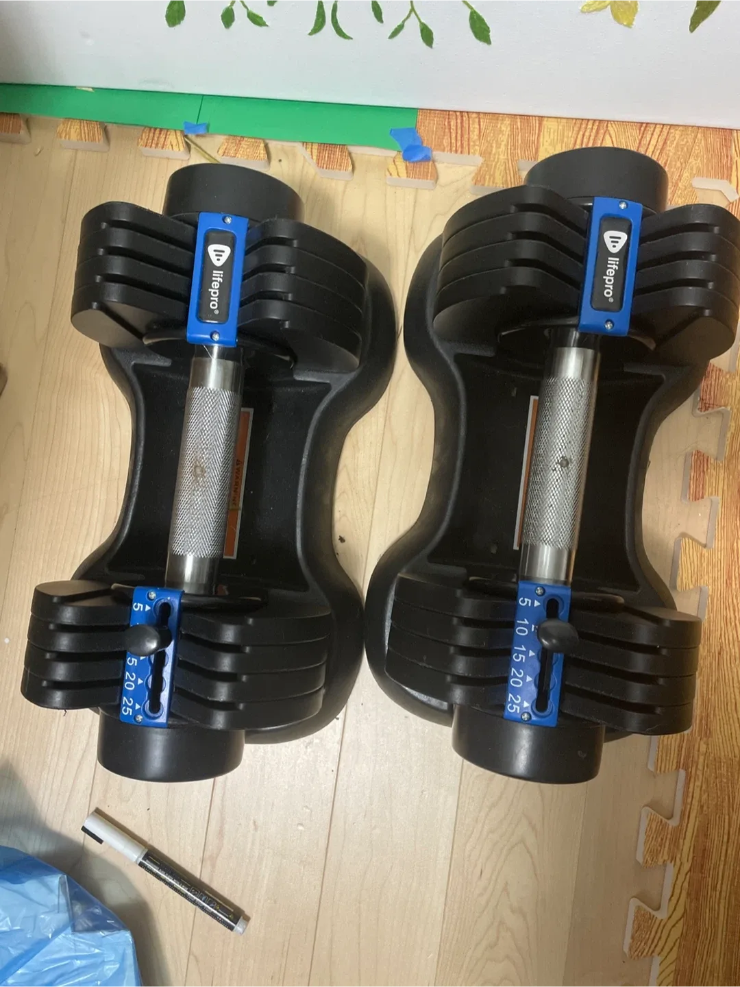 Lifepro Adjustable Dumbbells - Pair