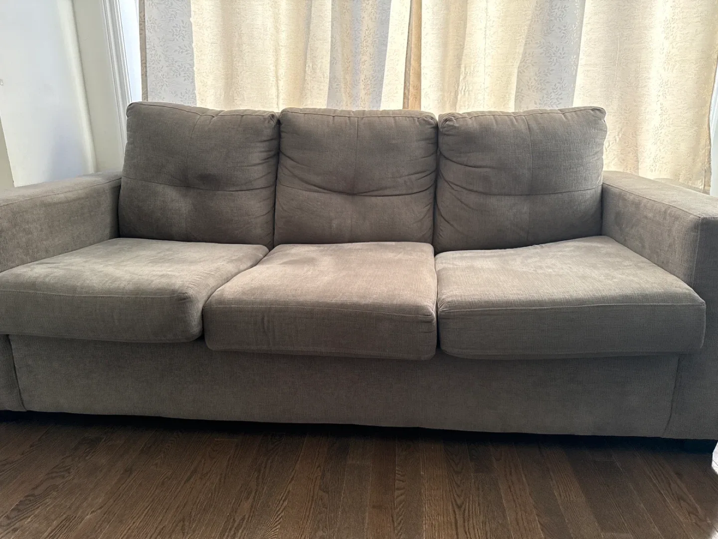 Grey Sofa Set - Loveseat, Armchair, and Sofa