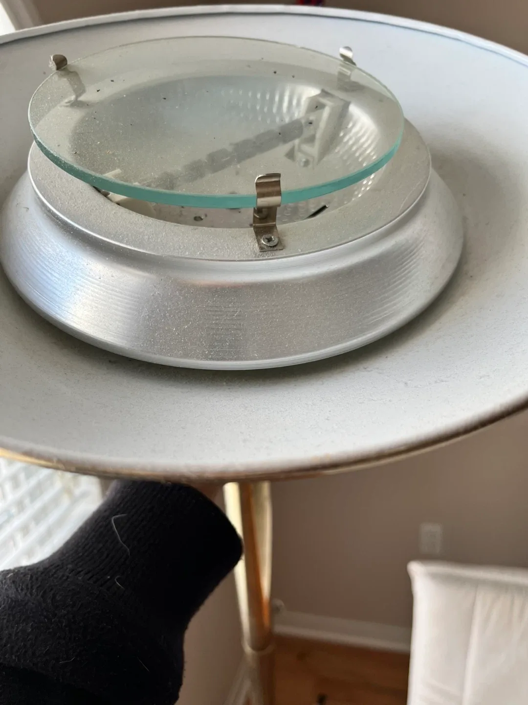 Gold Coloured Torchiere Floor Lamp image indicator(2)