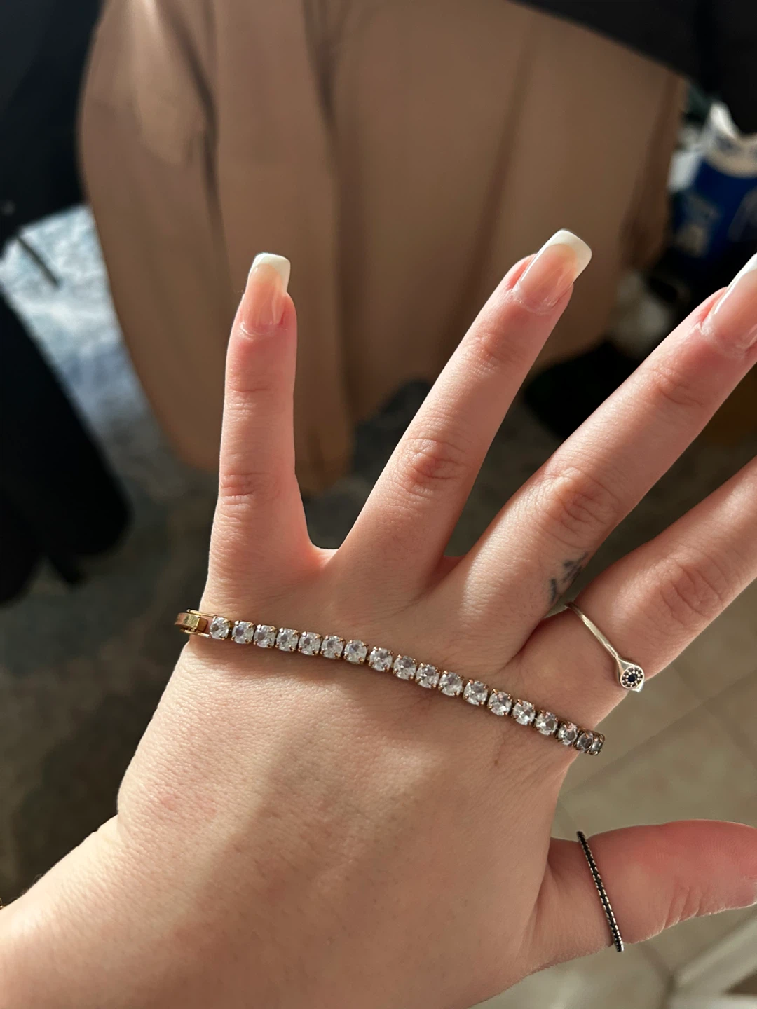 Tennis Bracelet - not real diamonds #freecycle