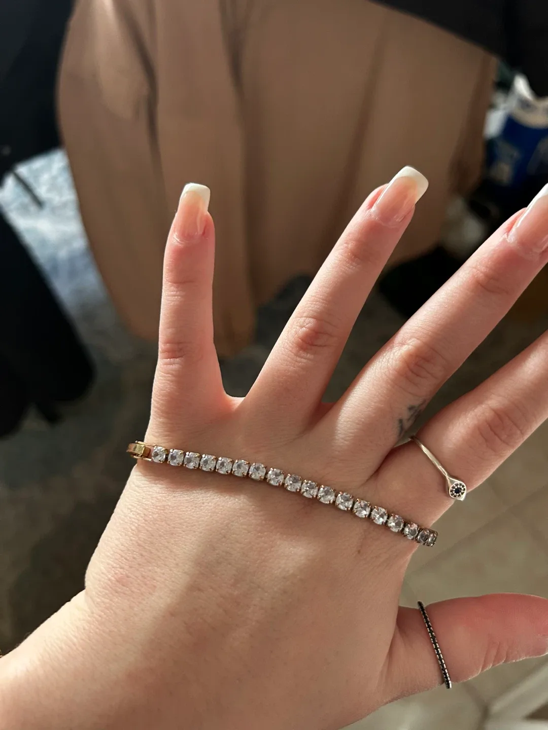 Tennis Bracelet - not real diamonds #freecycle