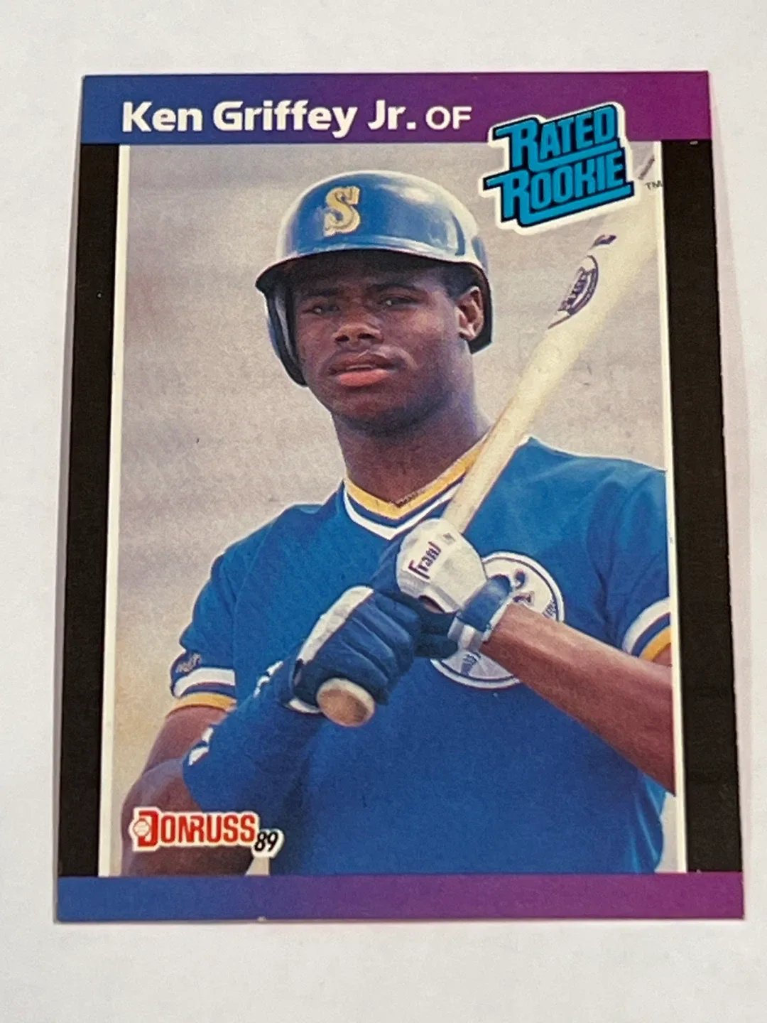 Ken Griffey Jr. Rated Rookie Baseball Card
