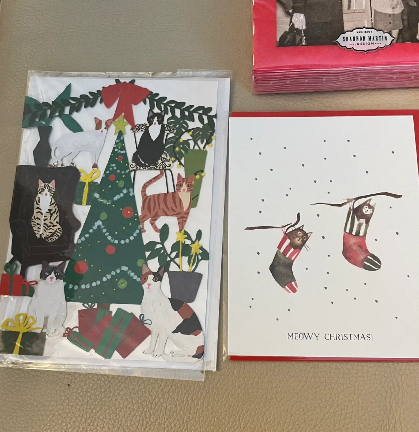 Shannon Martin Christmas Cards & Napkin Bundle NEW image indicator(5)