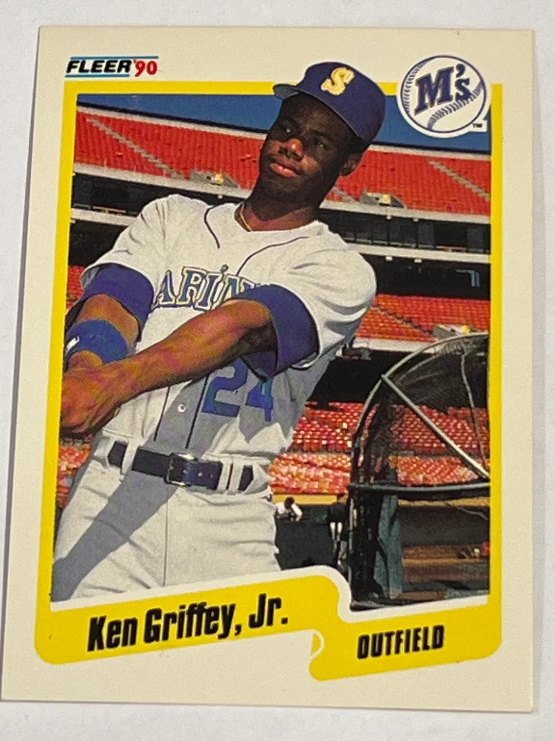 Ken Griffey Jr. Fleer '90 Baseball Card