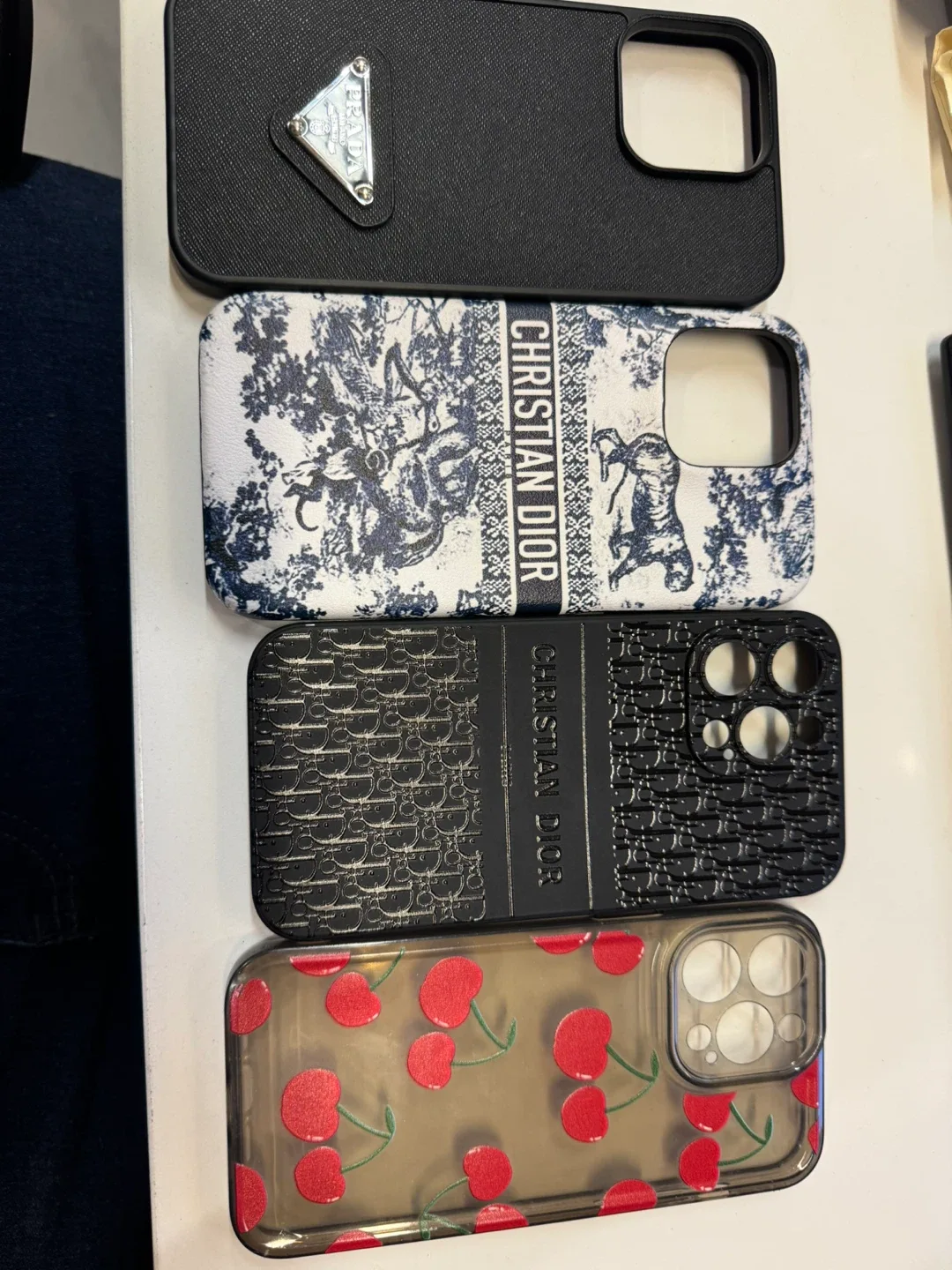Designer Phone Cases: Dior & Prada