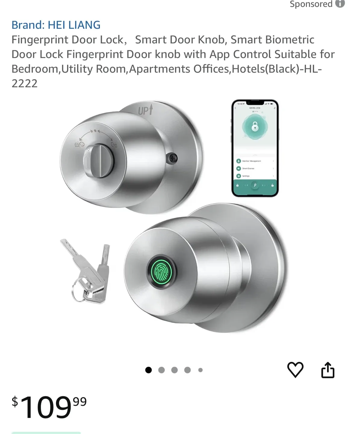 HEI LIANG Smart Knob HL Knob-1 - sealed box image indicator(3)