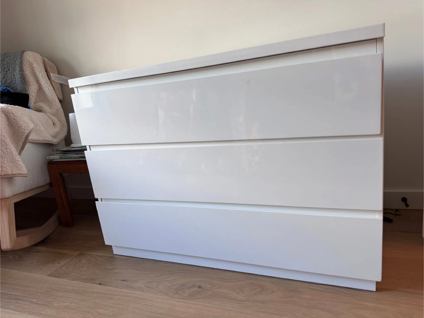 IKEA Malm 3-Drawer Dresser - White - photo 2